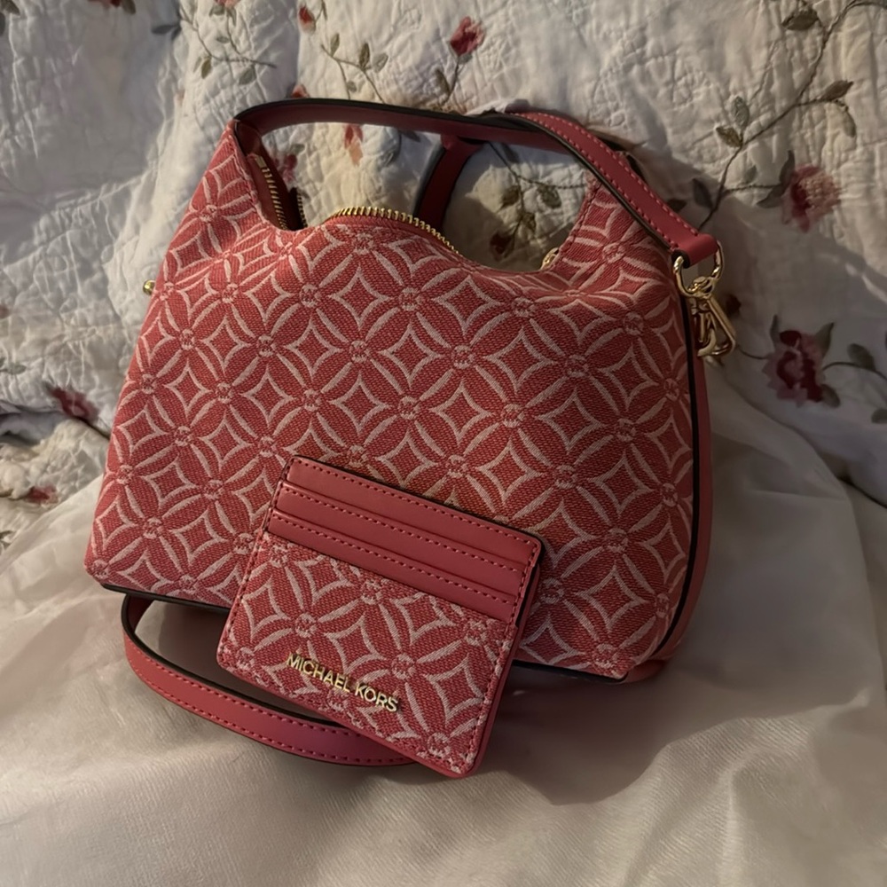 Michael Kors Bag with Matching Credit Card Holder